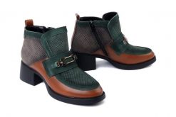 MACIEJKA A6747-29/00-8 rudy, botki damskie. Brązowe botki damskie Maciejka, bez wzorów, z polaru, bez obcasa, na obcasie, bez zapięcia. Za 298.12 zł.