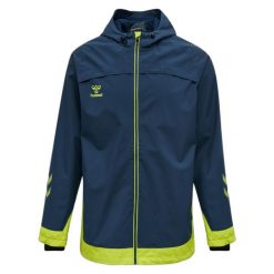 Kurtka Hummel hmlLEAD all weather. Niebieskie kurtki męskie Hummel, m, bez wzorów, sportowe, bez kaptura. W wyprzedaży za 238.00 zł.