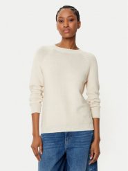 Weekend Max Mara Sweter Linz 2515361161 Écru Relaxed Fit. Swetry nierozpinane damskie Weekend Max Mara, s, bez wzorów, z bawełny, bez kołnierzyka, bez ramiączek. Za 489.99 zł.