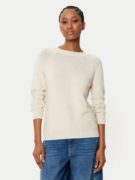 Weekend Max Mara Sweter Linz 2515361161 Écru Relaxed Fit. Swetry nierozpinane damskie Weekend Max Mara, s, bez wzorów, z bawełny, bez kołnierzyka, bez ramiączek. Za 439.99 zł.