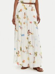 Seafolly Spódnica maxi Isla Palm 55397-SK Écru Regular Fit. Spódnice damskie Seafolly, xl, bez wzorów, ze lnu, maxi. Za 499.99 zł.
