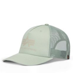 Czapka z daszkiem Alpha Industries. Zielone czapki damskie Alpha Industries, bez wzorów. Za 109.99 zł.