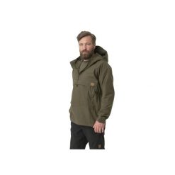 Kurtka turystyczna męska Helikon-Tex Woodsman Anorak. Zielone kurtki męskie HELIKON-TEX, m, bez wzorów, z bawełny, sportowe, bez kaptura. Za 294.00 zł.