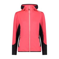 Kurtka polarowa damska z kapturem CMP. Białe kurtki sportowe damskie CMP, bez wzorów, z polaru, bez ramiączek, z kapturem, trekkingowe. Za 403.05 zł.