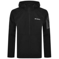 Kurtka Sportowa Z Kapturem Męska Columbia Tall Heights Softshell. Czarne kurtki sportowe męskie Columbia, l, bez wzorów, z puchu, z kapturem, trekkingowe. Za 365.99 zł.