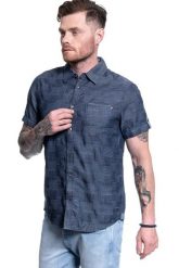 MĘSKA KOSZULA MATERIAŁOWA MUSTANG CHRIS KC PATCHWORK 1009581 4085. Koszule męskie Mustang, m, bez wzorów, z materiału, bez kołnierzyka, bez ramiączek. Za 129.99 zł.