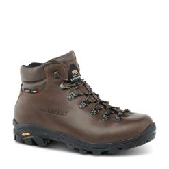 Buty trekkingowe Zamberlan New Trail Lite Gtx Mid. Brązowe obuwie trekkingowe damskie Zamberlan, ze skóry, bez zapięcia. Za 1,085.35 zł.