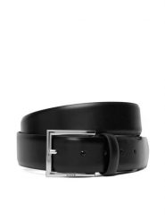 BOSS Pasek Męski 50522768 Czarny. Czarne paski męskie Boss, ze skóry. Za 599.99 zł.