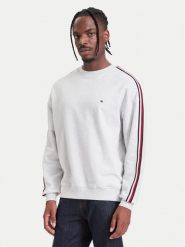 Tommy Hilfiger Bluza UM0UM03943 Szary jasny Regular Fit. Szare bluzy męskie Tommy Hilfiger, m, bez wzorów, z bawełny, bez ramiączek, bez kaptura. Za 369.99 zł.