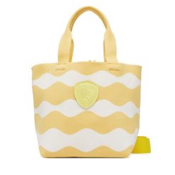 Torebka Blauer. Żółte shopperki damskie Blauer, bez wzorów, bez dodatków. Za 339.99 zł.