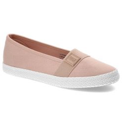 Różowe Tenisówki Big Star Wygodne Buty Damskie. Czerwone trampki i tenisówki damskie BIG STAR, bez wzorów, bez zapięcia. Za 109.00 zł.