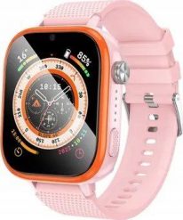 Smartwatch Hoco Y101 4G Różowy. Czerwone zegarki smartwatch Hoco, bez wzorów. Za 145.78 zł.