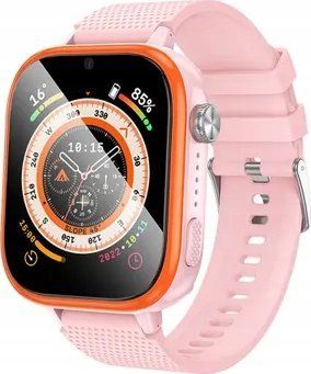 Smartwatch Hoco Y101 4G Różowy. Czerwone zegarki smartwatch Hoco, bez wzorów. Za 144.99 zł.