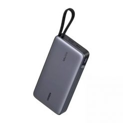 Powerbank 25000mAh Ugreen PB552, 165W, USB-A, USB-C + wbudowany kabel (szary). Szare powerbanki Ugreen. Za 310.48 zł.