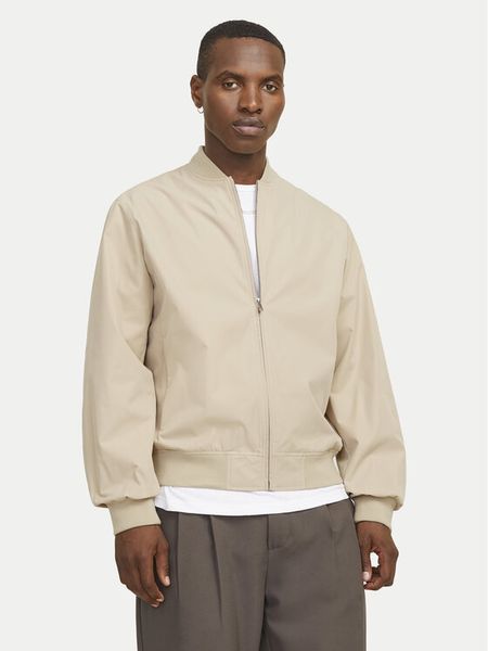 Jack & Jones Kurtka bomber Cbane 12272567 Beżowy Regular Fit. Brązowe kurtki męskie Jack & Jones, l, bez wzorów, z syntetyku, bez kaptura. Za 219.99 zł.