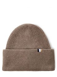 BOSS czapka z dzianiny z zawartością kaszmiru - Laura Kobiety brązowy, ONE SIZE. Brązowe czapki damskie Boss, na zimę, bez wzorów, z dzianiny. Za 329.95 zł.