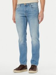 Bugatti Jeansy 3108D-16671E Niebieski Slim Fit. Niebieskie jeansy męskie Bugatti, z bawełny. Za 559.99 zł.