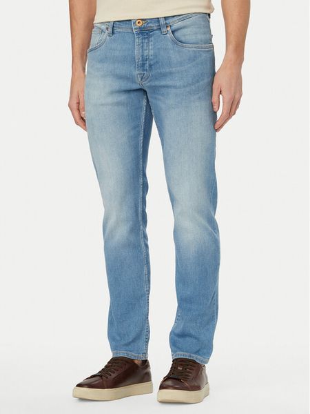 Bugatti Jeansy 3108D-16671E Niebieski Slim Fit. Niebieskie jeansy męskie Bugatti, z bawełny. Za 352.99 zł.