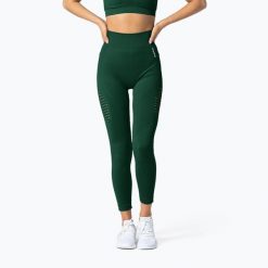 Legginsy bezszwowe damskie Carpatree Phase Seamless. Zielone legginsy damskie Carpatree, bez wzorów, z elastanu. Za 73.99 zł.