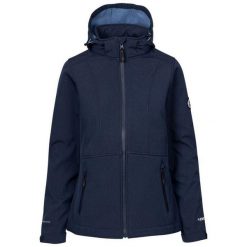 Kurtka Damska Christine DLX Soft Shell. Fioletowe kurtki sportowe damskie Trespass, m, bez wzorów, z softshellu, bez ramiączek, bez kaptura, trekkingowe. Za 366.99 zł.