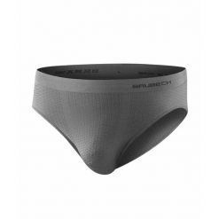 Slipy do biegania Base Layer Ultra Light 3D Męskie. Szare slipki męskie Brubeck, m, bez wzorów, z elastanu. Za 53.49 zł.