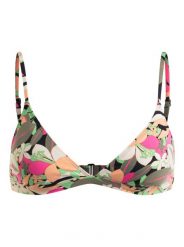 Góra od stroju kąpielowego ROXY Printed Beach Classics Tri. Czarne stroje kąpielowe damskie Roxy, xs, bez wzorów, z elastanu. Za 48.99 zł.