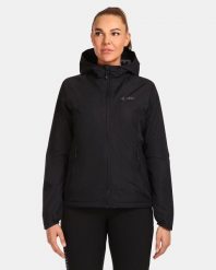 Damska kurtka outdoorowa Kilpi OLVERA-W. Czarne kurtki sportowe damskie Kilpi, na jesień, m, bez wzorów, z materiału, bez ramiączek, bez kaptura, trekkingowe. Za 370.41 zł.