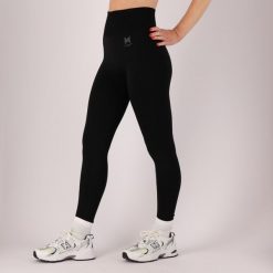 Damski zestaw sportowy - Legginsy/Top - Czarny. Czarne legginsy damskie Xtreme, bez wzorów. Za 186.35 zł.