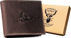 Always Wild Duży, Skórzany Portfel Męski. Portfele męskie Always Wild, bez wzorów. Za 96.19 zł.