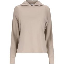 Bluza damska z kapturem Athlecia Guyana. Czerwone bluzy damskie Athlecia, bez wzorów, bez ramiączek, z kapturem. Za 267.00 zł.