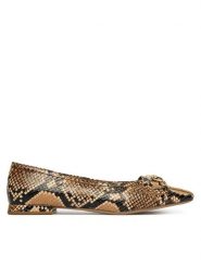 HÖGL Baleriny 1-100927 Brązowy. Brązowe balerinki damskie HÖGL, bez wzorów, ze skóry, bez obcasa, bez zapięcia. Za 759.99 zł.