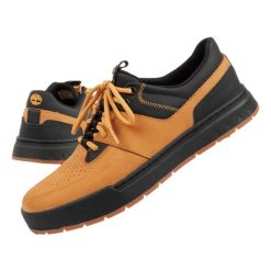 Buty sportowe Timberland Maple Grove. Brązowe buty sportowe męskie Timberland, bez wzorów, z nubiku, bez zapięcia. Za 319.00 zł.
