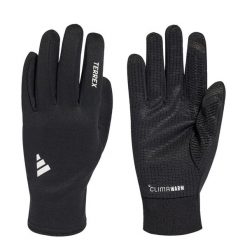 Rękawiczki Terrex CLIMAWARM. Białe rękawiczki męskie Adidas, bez wzorów, z materiału. Za 149.00 zł.