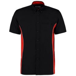 Męska Koszula Sportowa Guziki Trening. Białe koszule męskie GAMEGEAR, m, bez wzorów, sportowe, bez kołnierzyka, bez ramiączek. Za 143.99 zł.