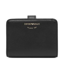 Portfel Emporio Armani. Czarne portfele damskie Emporio Armani. Za 894.99 zł.