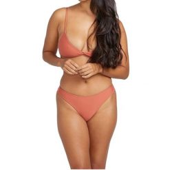 Dół od bikini Volcom Simply Seamless Chekkini. Brązowe stroje kąpielowe damskie Volcom, s, bez wzorów, z elastanu. W wyprzedaży za 113.55 zł.