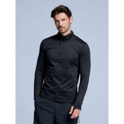 Bluza narciarska - Męska - Arctic 2.0 - Czarny. Czarne bluzy męskie POEDERBAAS, na zimę, m, bez wzorów, z elastanu, sportowe, bez ramiączek, bez kaptura. W wyprzedaży za 177.72 zł.