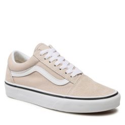 Tenisówki Vans. Brązowe trampki i tenisówki damskie Vans, bez wzorów, bez zapięcia. Za 239.99 zł.