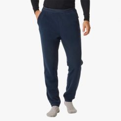 Spodnie Polarowe narciarskie męskie Swedemount Geilo Fleece Pants II. Niebieskie spodnie materiałowe męskie SWEDEMOUNT, bez wzorów, z polaru. Za 129.99 zł.