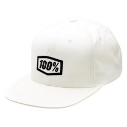 Czapka 100% icon snapback aj fit. Białe czapki damskie 100%, bez wzorów, z bawełny. Za 160.20 zł.
