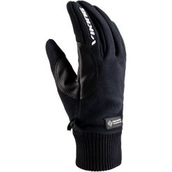 Rękawiczki multifunkcyjne dla dorosłych Viking Solano GORE-TEX. Czarne rękawiczki damskie Viking, bez wzorów, z gore-texu. Za 109.99 zł.