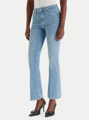 Guess Jeansy W6RA0L D6882 Niebieski. Niebieskie jeansy damskie Guess, z aplikacjami, z bawełny. Za 435.00 zł.