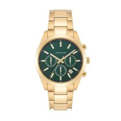 Spears & Walker Zegarek na reke ze stali nierdzewnej w kolorze zlotym Zegarki 1 ct Męskie. Żółte, analogowe zegarki męskie Spears & Walker, z aplikacjami, z koronki, z mosiądzu. Za 609.99 zł.