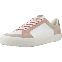 Buty GEOX D EMMELENY Brązowy. Białe obuwie trekkingowe damskie Geox, ze skóry, bez zapięcia. Za 261.99 zł.