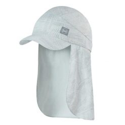 Czapka z nakarcznikiem sahara cap ochrona UVP50. Szare czapki damskie Buff, bez wzorów. Za 151.99 zł.