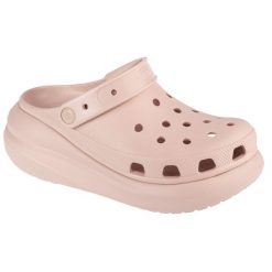 Tenisówki Crocs Model Classic Crush Clog Kolor Nago. Brązowe klapki damskie Crocs, bez wzorów, z gumy, bez zapięcia. Za 369.40 zł.