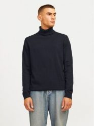 Jack & Jones Golf Basic 12258051 Granatowy Regular Fit. Niebieskie swetry męskie Jack & Jones, m, bez wzorów, z bawełny, bez kołnierzyka, bez ramiączek. Za 69.99 zł.