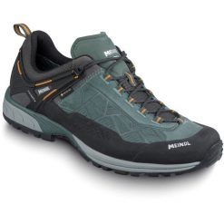 Buty trekkingowe męskie MEINDL Top Trail GTX. Zielone buty zimowe męskie MEINDL, bez wzorów, z gore-texu, bez obcasa, bez zapięcia. Za 781.99 zł.