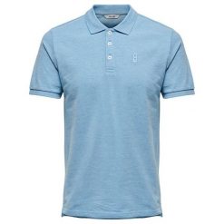 ONLY&SONS Męska koszulka polo triko North SS Fitted Polo Tee Imperia l Blue (rozmiar S). Niebieskie koszulki sportowe męskie Only&Sons, l, bez wzorów, bez ramiączek. W wyprzedaży za 61.00 zł.