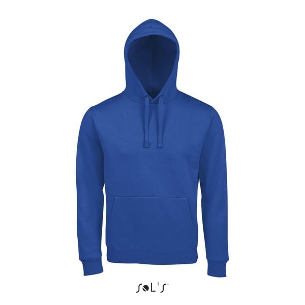 Bluza z kapturem Sol's Spencer. Niebieskie bluzy damskie SOL'S, m, bez wzorów, z bawełny, bez ramiączek, z kapturem. Za 158.00 zł.